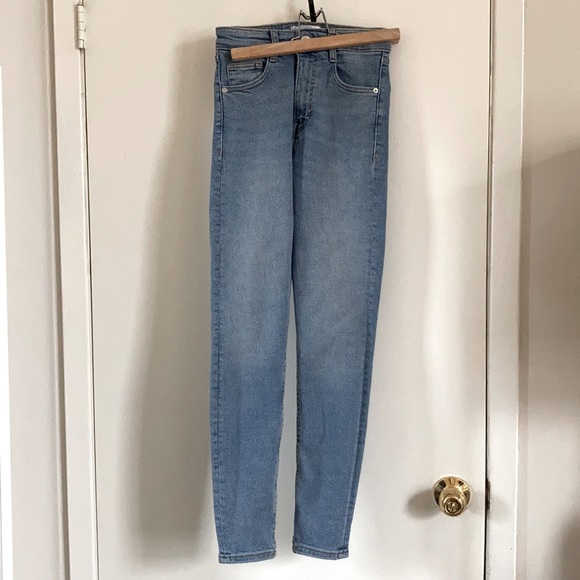 Zara Vintage Hi-Rise Skinny Jeans Size 4 - Picture 2 of 3